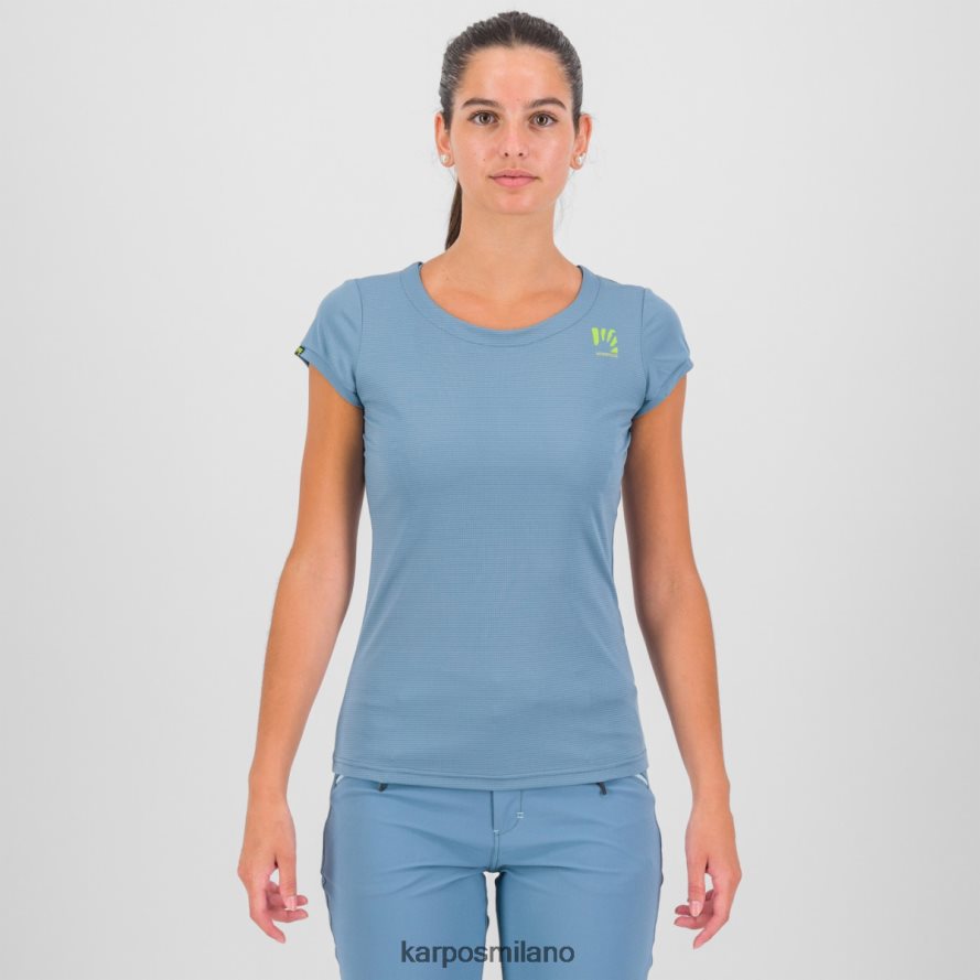 maglietta| Karpos loma con la maglia lago primaverile/acquamarina/vintage donne DTRTHD1378