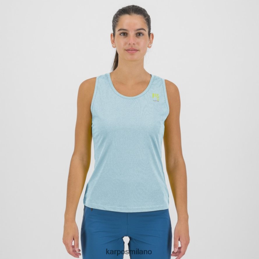 maglietta| Karpos loma w in alto acquamarina/indaco vintage/spri donne DTRTHD1387