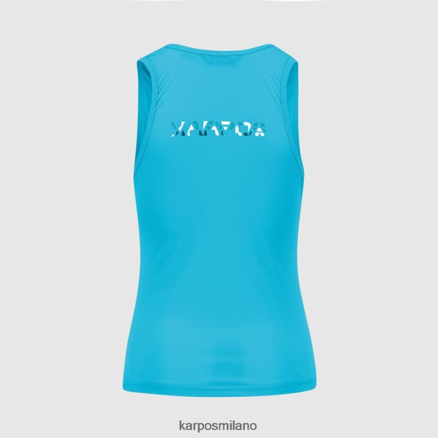 maglietta| Karpos loma w in alto atollo blu/bianco/blu marocchino donne DTRTHD1381