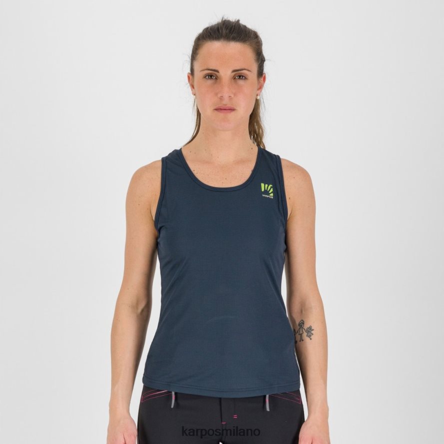 maglietta| Karpos loma w in alto capitano del cielo/atollo bianco/blu donne DTRTHD1383