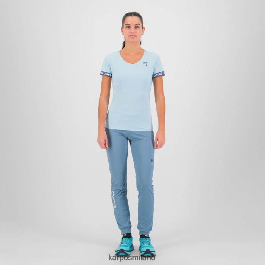 maglietta| Karpos maglietta easyfrizz acquamarina/indaco vintage donne DTRTHD1274
