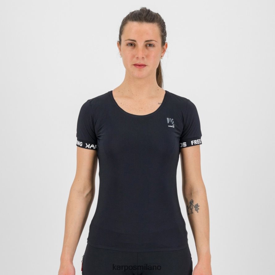 maglietta| Karpos maglietta easyfrizz nero donne DTRTHD1275