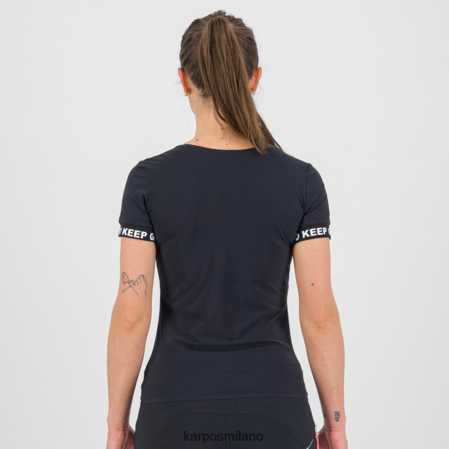 maglietta| Karpos maglietta easyfrizz nero donne DTRTHD1275