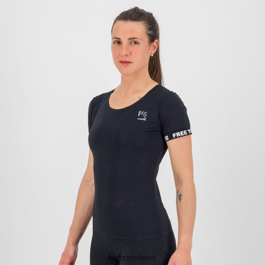 maglietta| Karpos maglietta easyfrizz nero donne DTRTHD1275