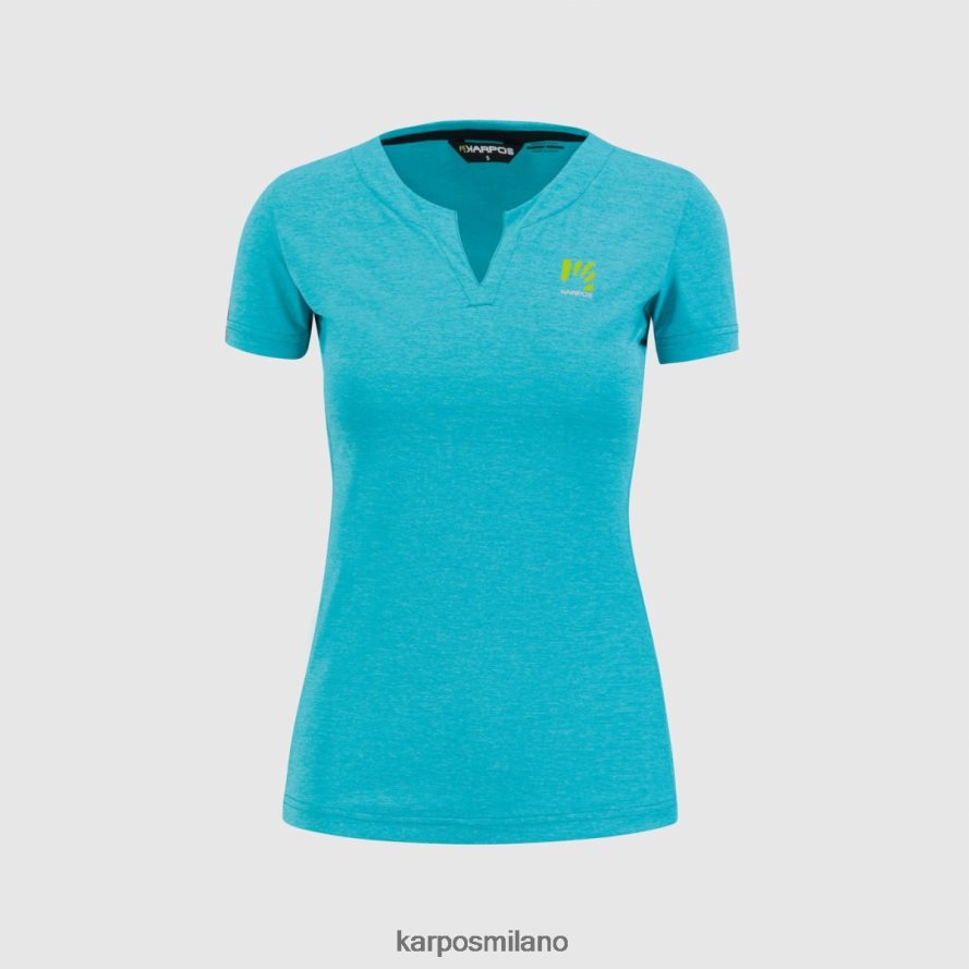 maglietta| Karpos maglietta k-performance w uccello azzurro donne DTRTHD1264