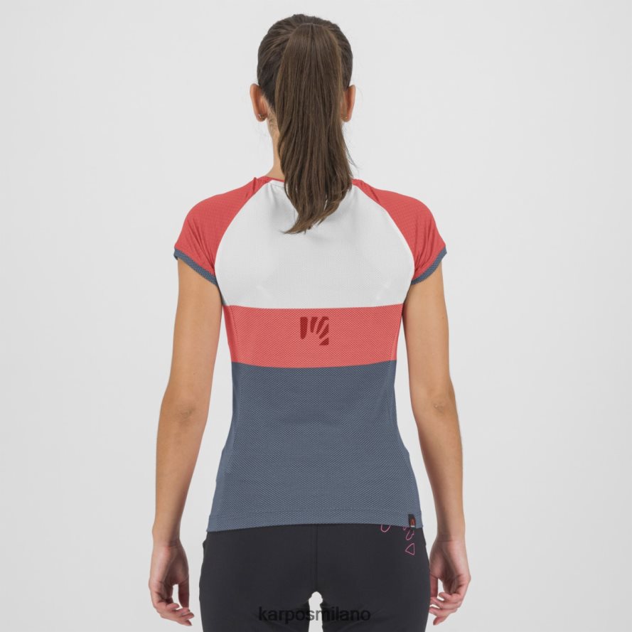 maglietta| Karpos mosso evo con la maglia corallo caldo/ballerina di nuvole/vintage donne DTRTHD1246