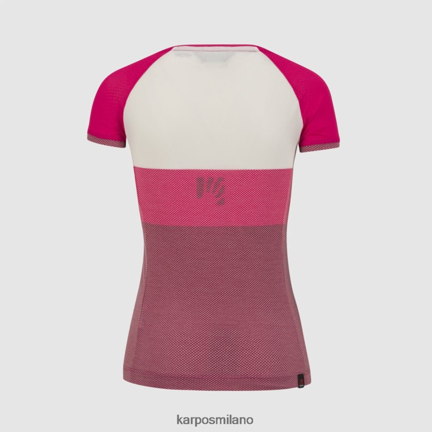 maglietta| Karpos mosso evo con la maglia insinuazioni/bianco/ciliegie giubileo donne DTRTHD1248