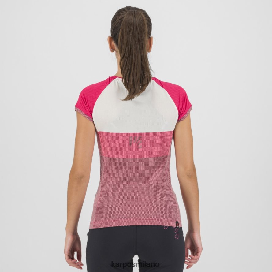 maglietta| Karpos mosso evo con la maglia insinuazioni/bianco/ciliegie giubileo donne DTRTHD1248