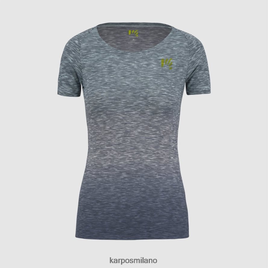 maglietta| Karpos prato piazza con maglia indaco/acquamarina vintage donne DTRTHD1270