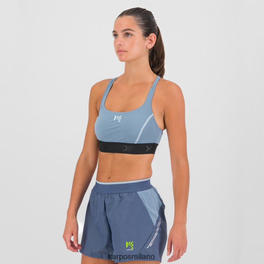 maglietta| Karpos reggiseno evo veloce lago primaverile/nero donne DTRTHD1354