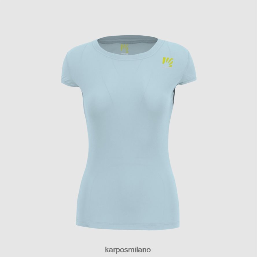 maglietta| Karpos rilassato con la maglia acquamarina donne DTRTHD1293