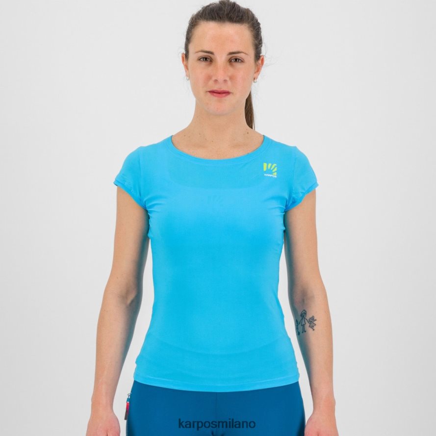 maglietta| Karpos rilassato con la maglia atollo blu donne DTRTHD1294