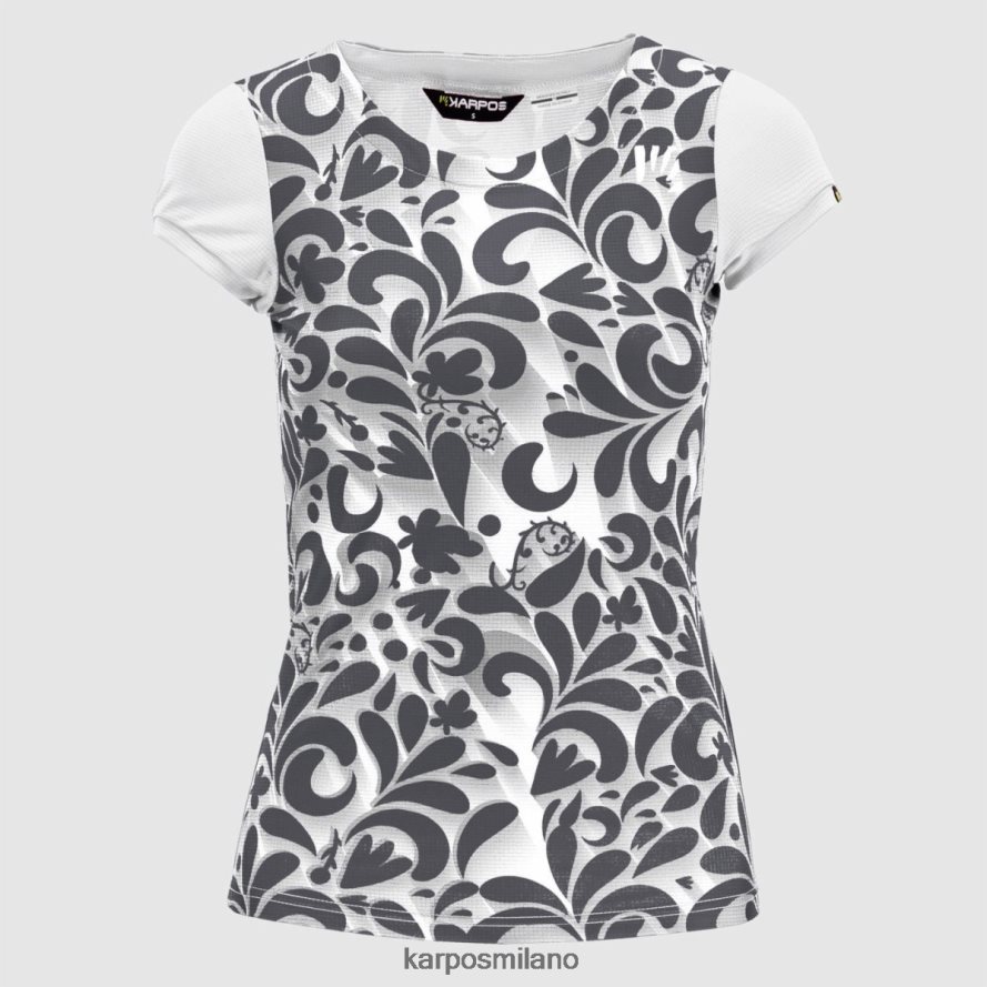 maglietta| Karpos stampa loma con maglia bianco/blu scuro donne DTRTHD1308
