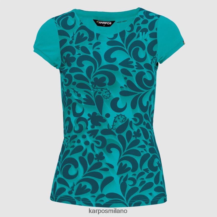 maglietta| Karpos stampa loma con maglia bluebird/blu marocchino donne DTRTHD1307