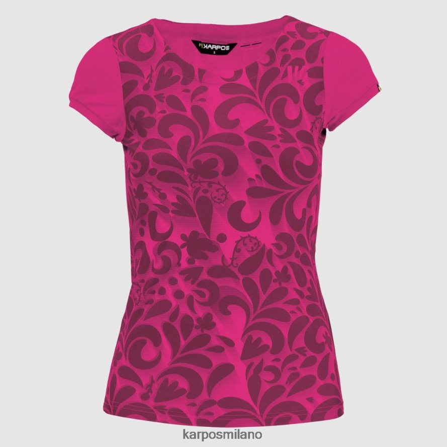 maglietta| Karpos stampa loma con maglia cabaret/bianco donne DTRTHD1309