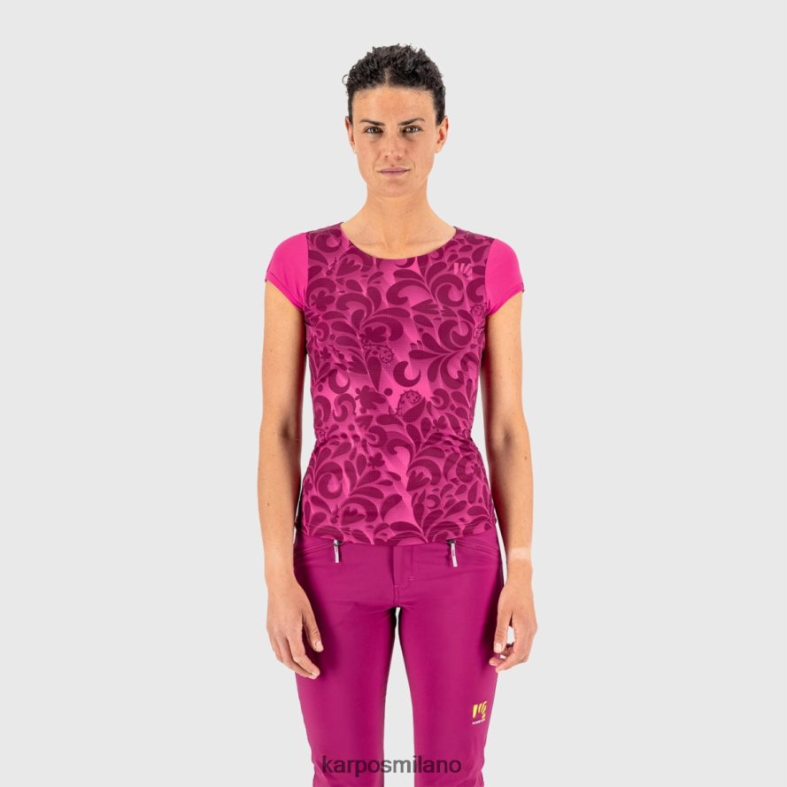 maglietta| Karpos stampa loma con maglia cabaret/bianco donne DTRTHD1309