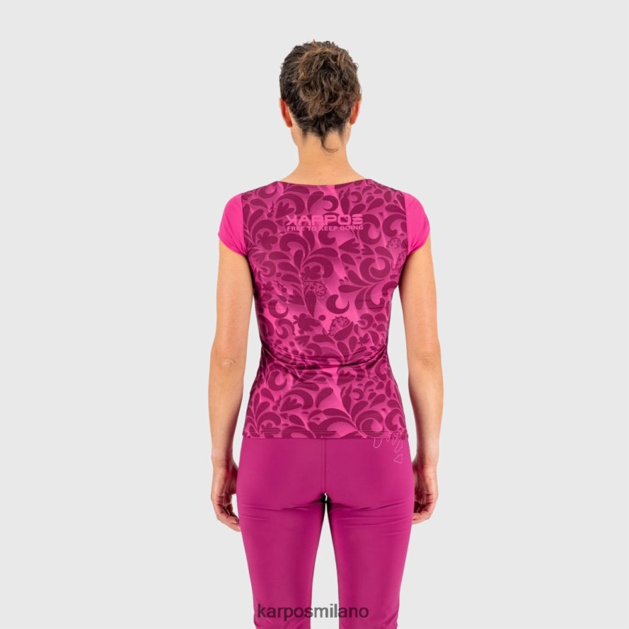 maglietta| Karpos stampa loma con maglia cabaret/bianco donne DTRTHD1309