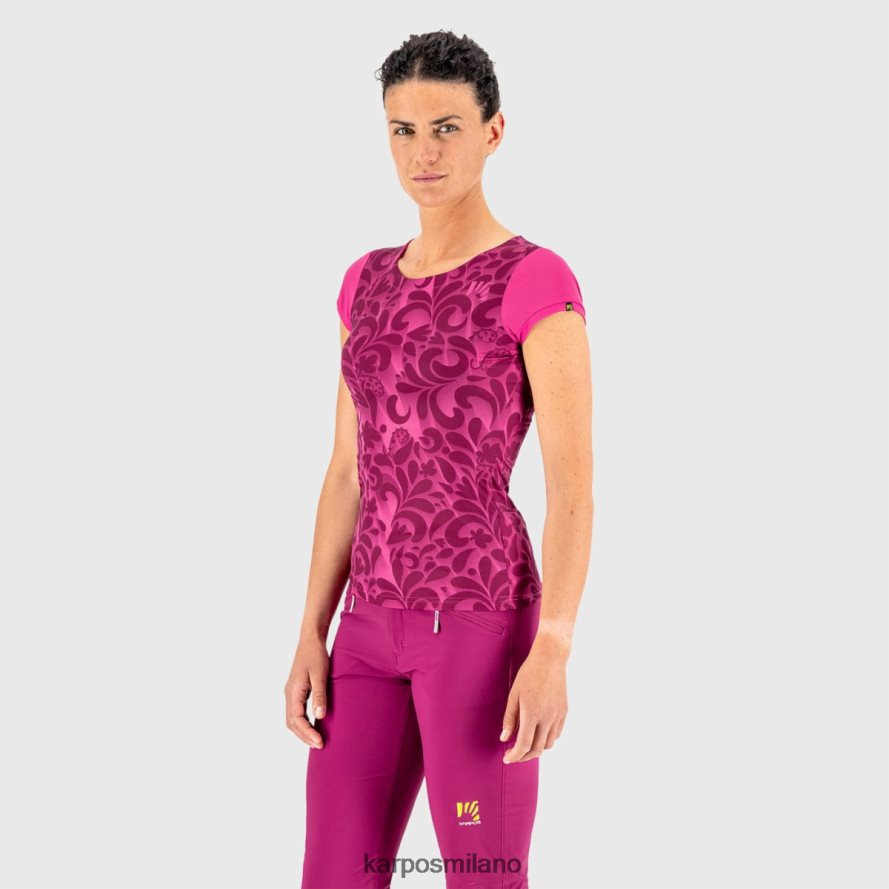 maglietta| Karpos stampa loma con maglia cabaret/bianco donne DTRTHD1309