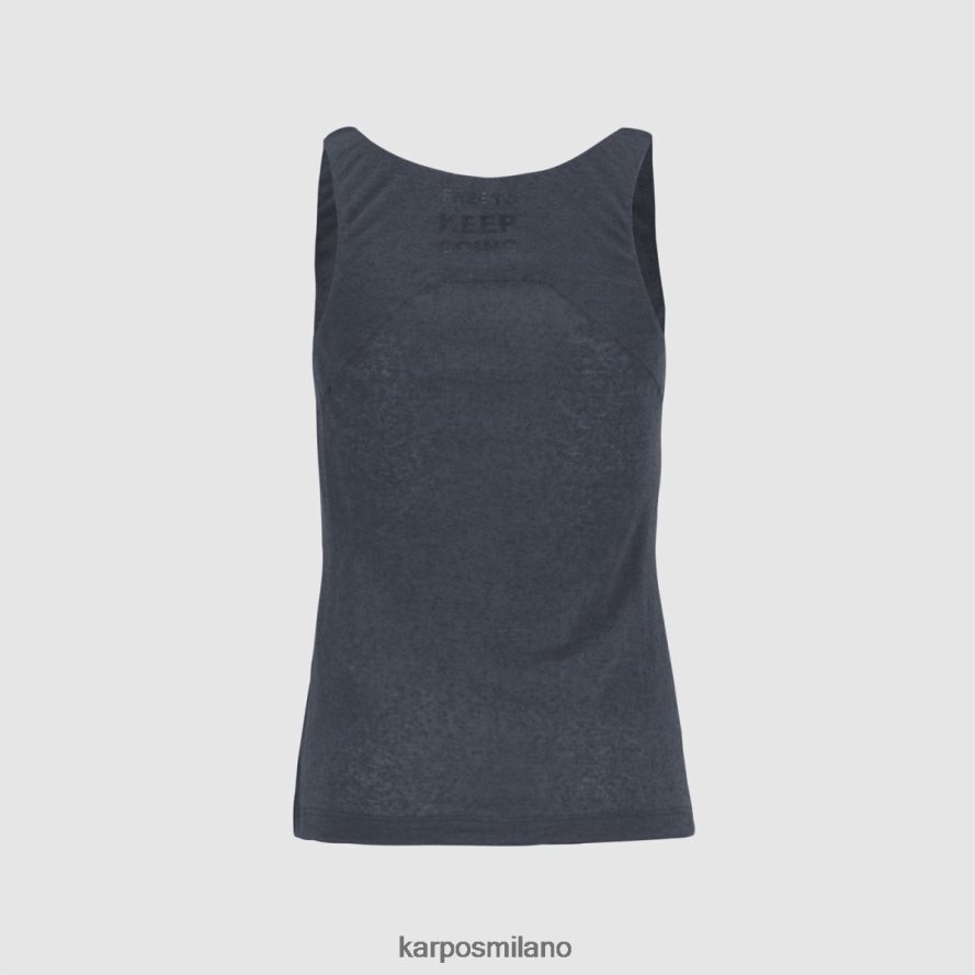 maglietta| Karpos totoga canapa con top blu ombre donne DTRTHD1259