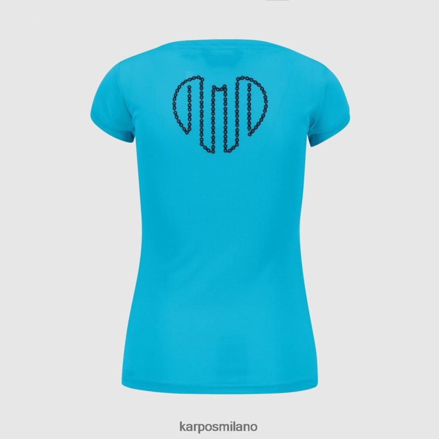 maglietta| Karpos val federia w tee atollo blu donne DTRTHD1356