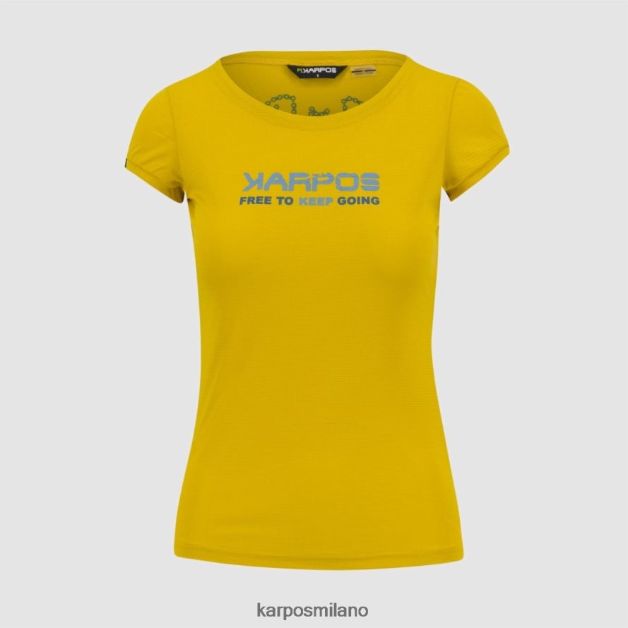 maglietta| Karpos val federia w tee curry al limone donne DTRTHD1357