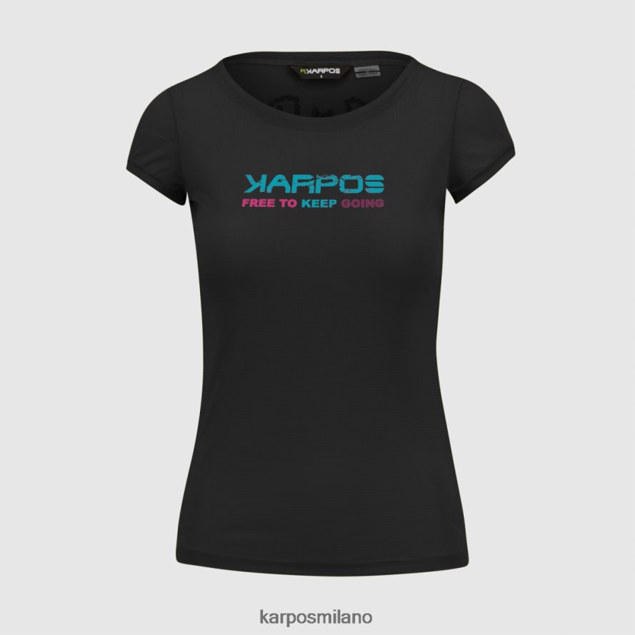 maglietta| Karpos val federia w tee nero donne DTRTHD1359
