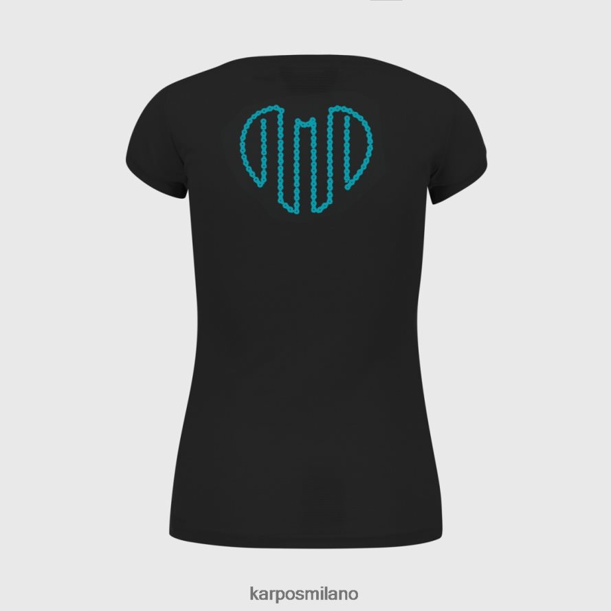 maglietta| Karpos val federia w tee nero donne DTRTHD1359