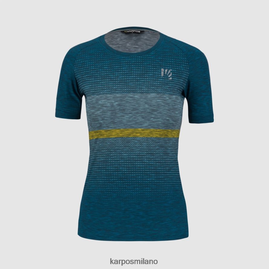 maglietta| Karpos verve con la maglietta corsaro/blu adriatico donne DTRTHD1252