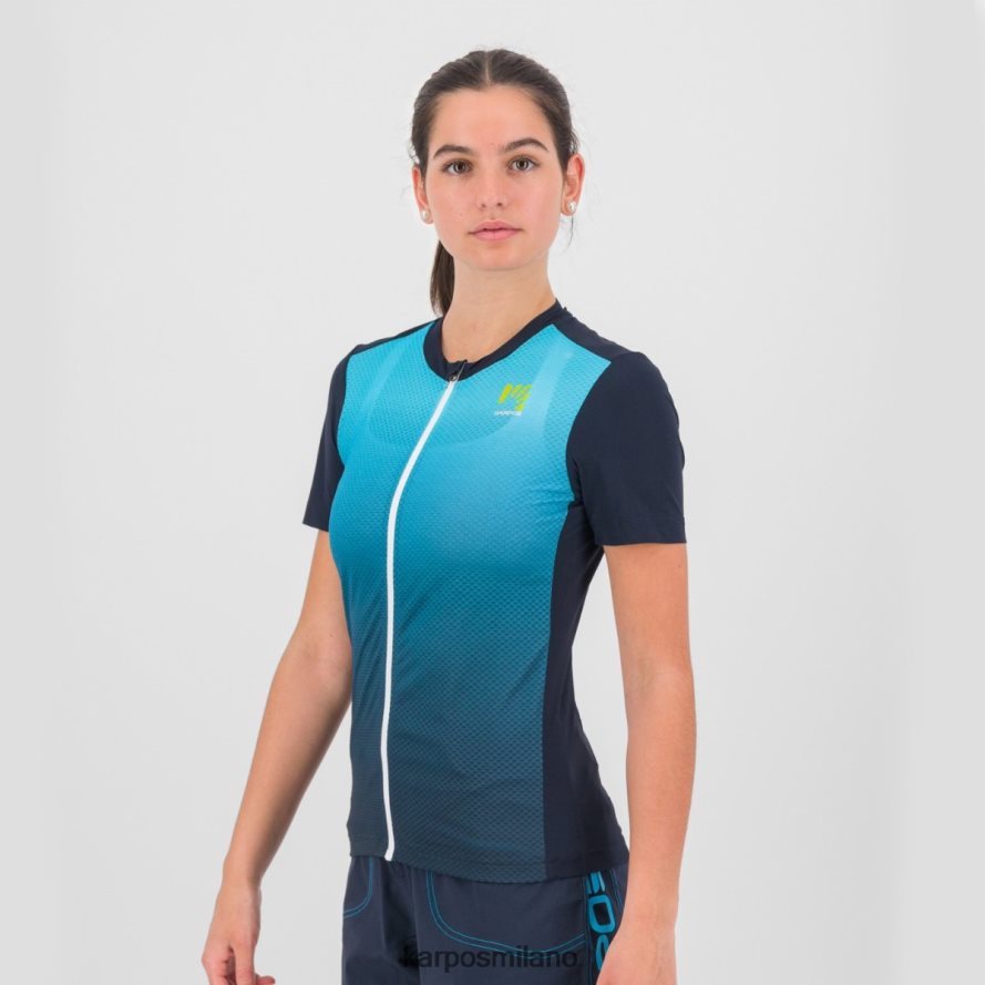 maglietta| Karpos verve evo con maglia Capitano del cielo/atollo blu donne DTRTHD1225