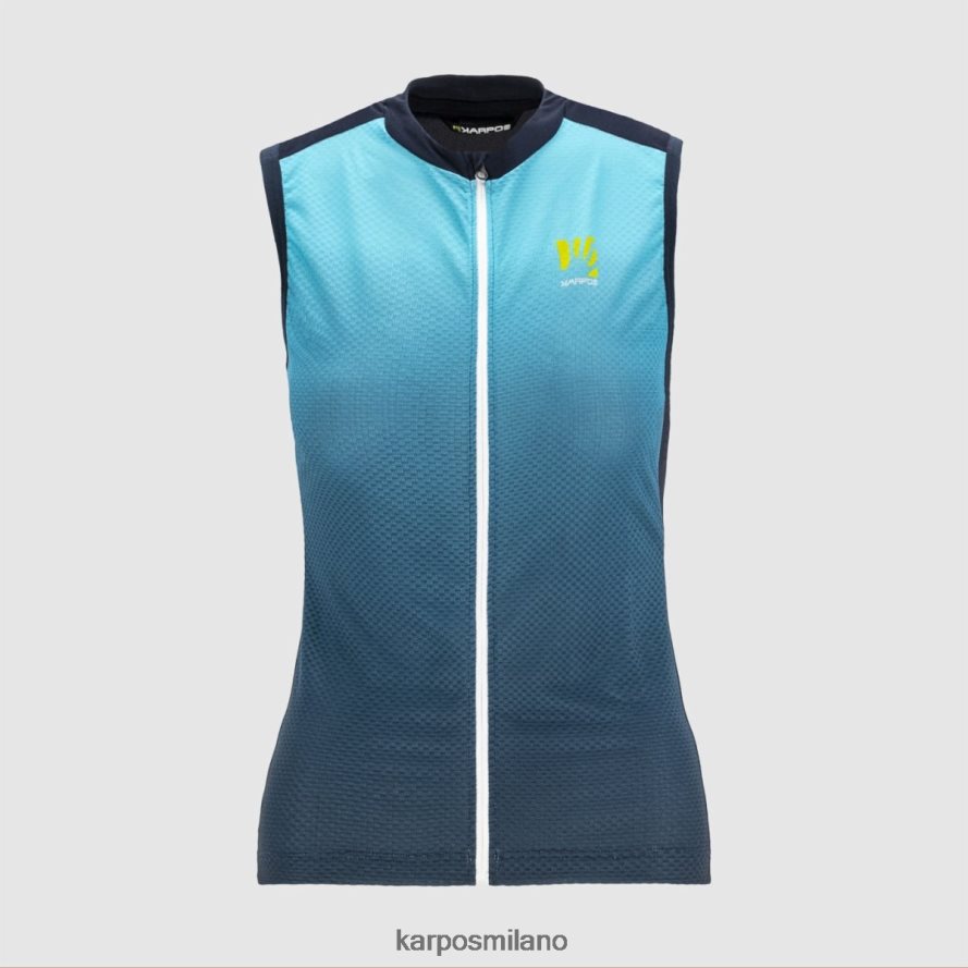 maglietta| Karpos verve evo w senza maniche Capitano del cielo/atollo blu donne DTRTHD1236