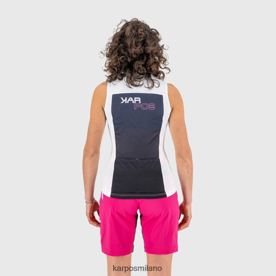 maglietta| Karpos verve evo w senza maniche blu ombre/cabaret donne DTRTHD1237