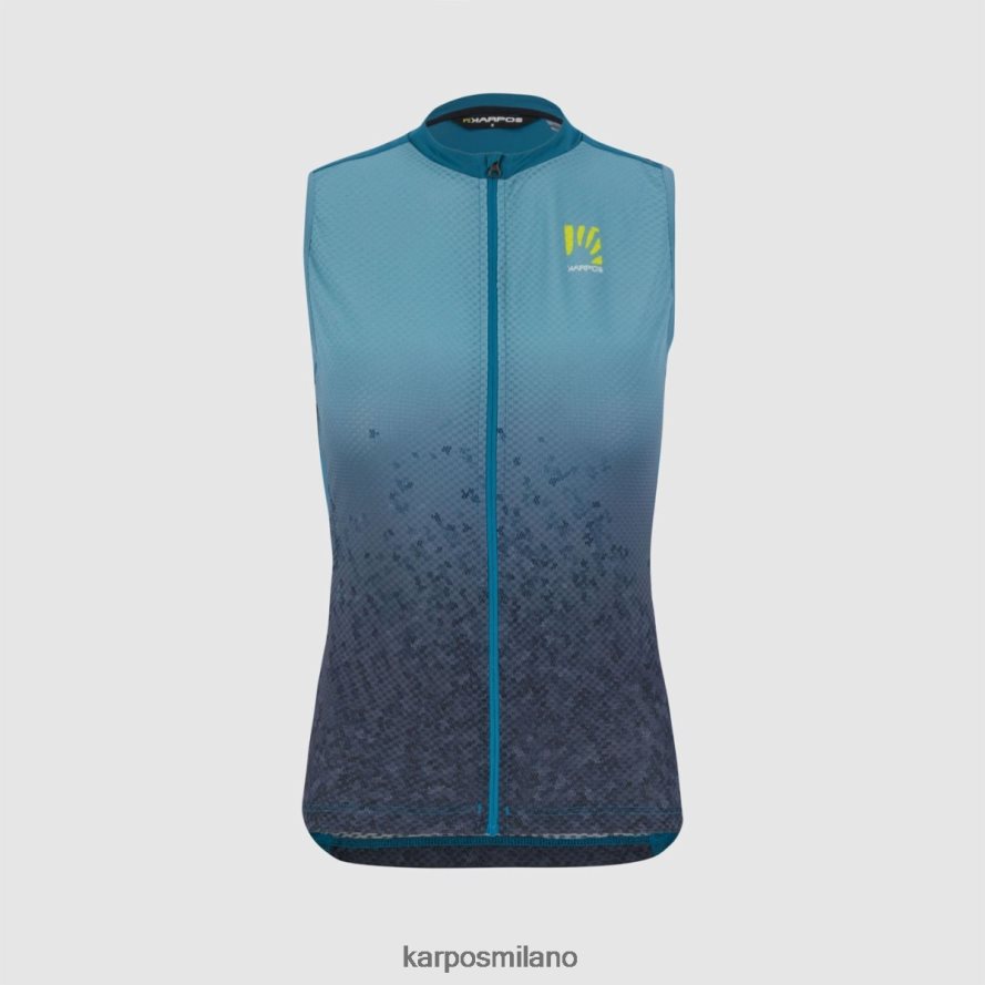 maglietta| Karpos verve evo w senza maniche corsaro/blu adriatico donne DTRTHD1234