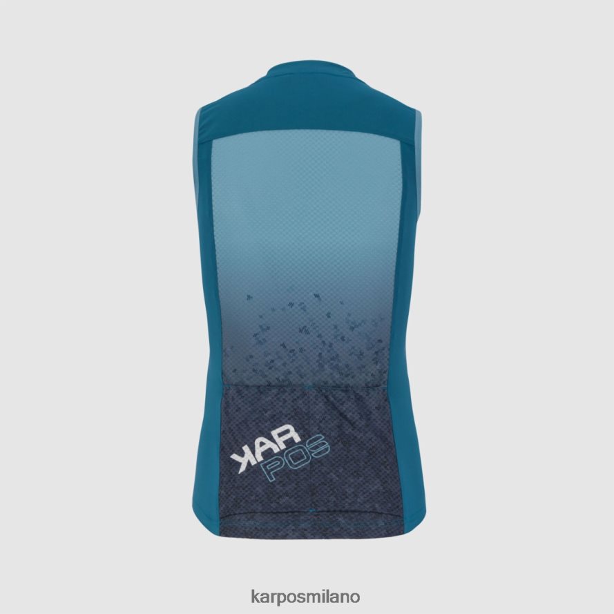 maglietta| Karpos verve evo w senza maniche corsaro/blu adriatico donne DTRTHD1234