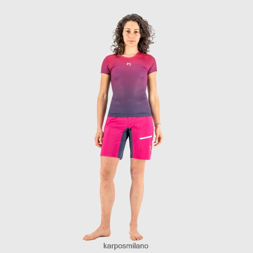 maglietta| Karpos verve mesh con maglietta blu marocchino/uccello azzurro donne DTRTHD1318