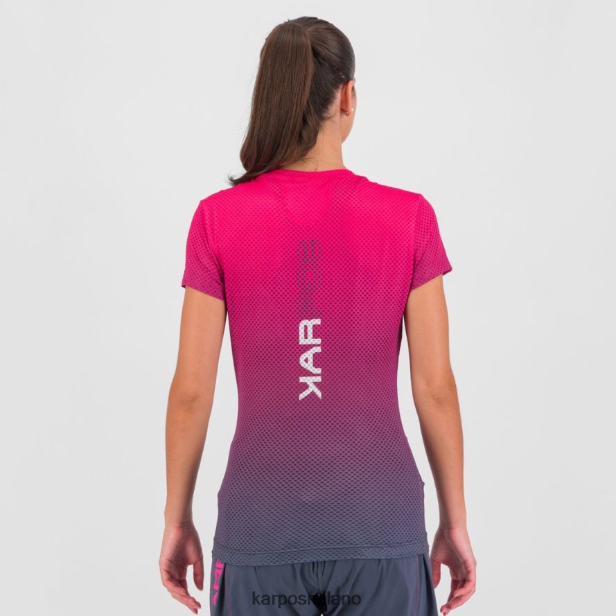 maglietta| Karpos verve mesh con maglietta blu ombre/cabaret donne DTRTHD1317