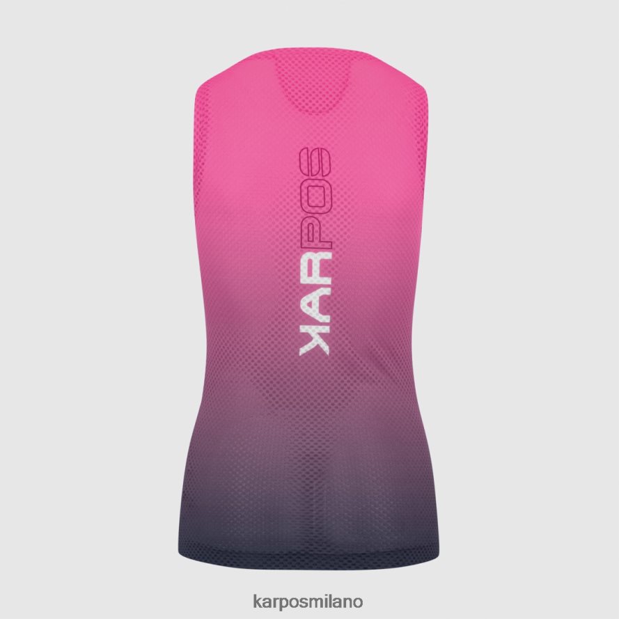 maglietta| Karpos verve mesh con maniche blu ombre/cabaret donne DTRTHD1352