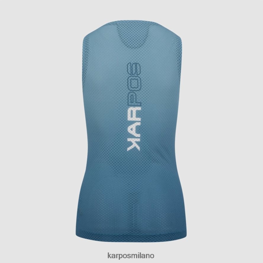 maglietta| Karpos verve mesh con maniche corsaro/blu adriatico donne DTRTHD1350