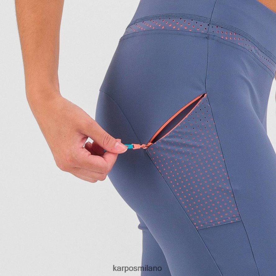 breve| Karpos accomodante con le Bermuda indaco vintage/corallo caldo donne DTRTHD1596