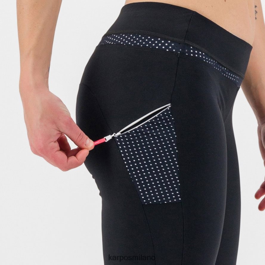 breve| Karpos accomodante con le Bermuda nero bianco donne DTRTHD1595