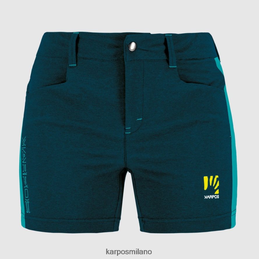 breve| Karpos santa croce w corto blu marocchino/uccello azzurro donne DTRTHD1604