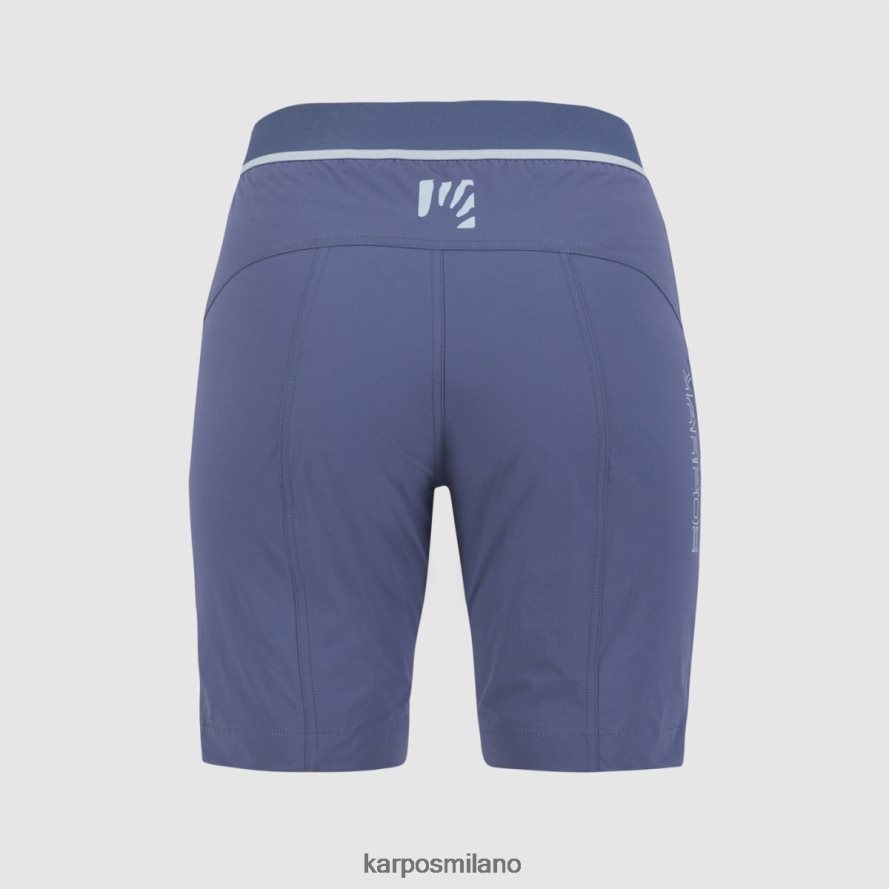 breve| Karpos tre cime alle Bermuda indaco/acquamarina vintage donne DTRTHD1557