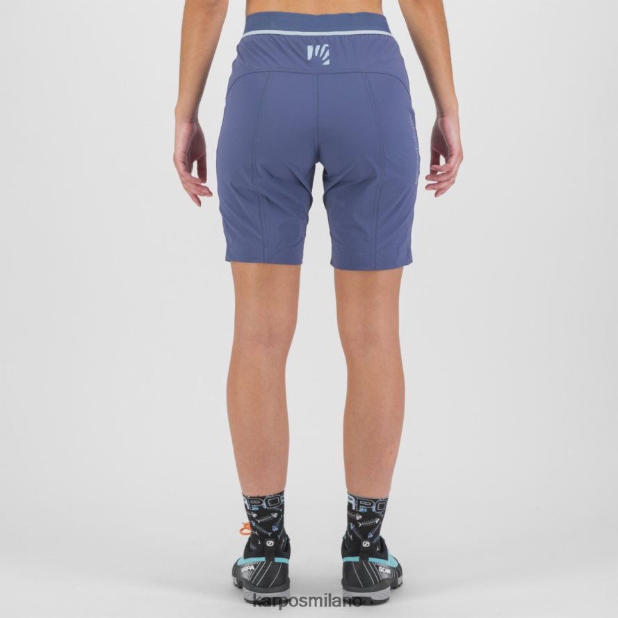 breve| Karpos tre cime alle Bermuda indaco/acquamarina vintage donne DTRTHD1557