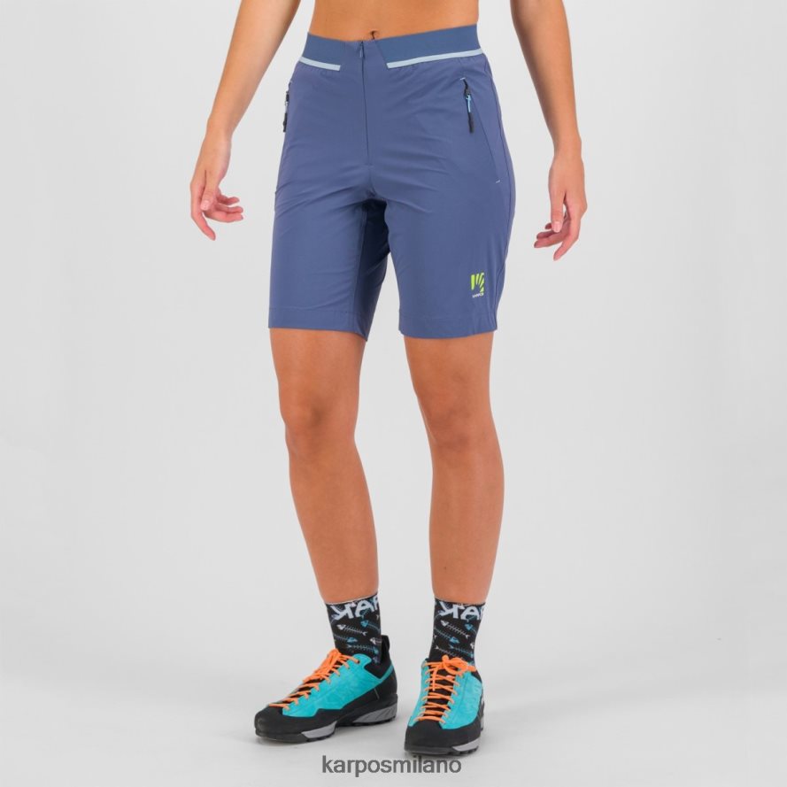 breve| Karpos tre cime alle Bermuda indaco/acquamarina vintage donne DTRTHD1557