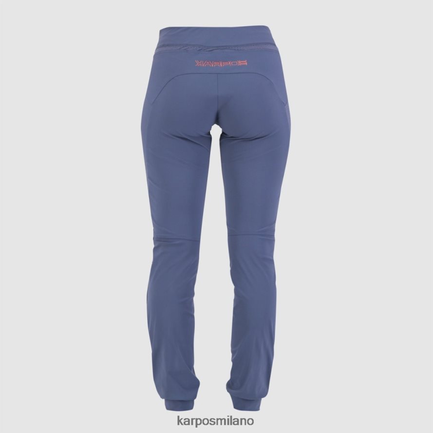 pantalone| Karpos accomodante con i pantaloni indaco vintage/corallo caldo donne DTRTHD1535