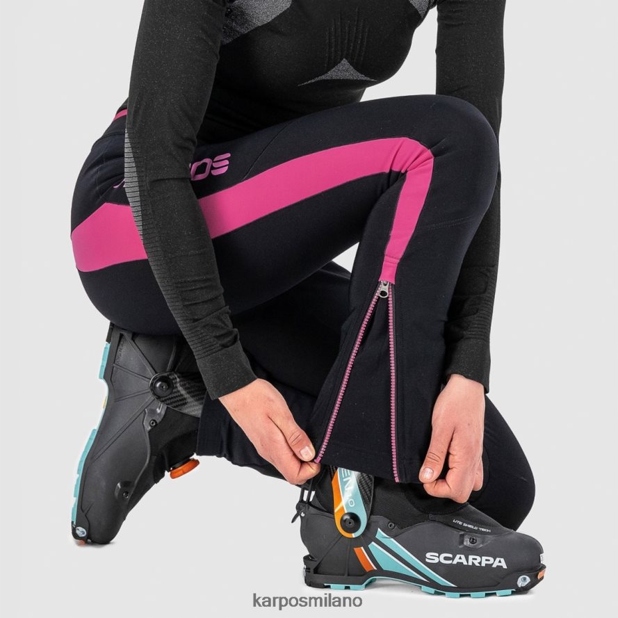 pantalone| Karpos alagna evo w pant nero/cabaret donne DTRTHD1463