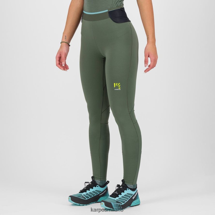 pantalone| Karpos lavaredo inverno w stretto timo/sabbia nera donne DTRTHD1516