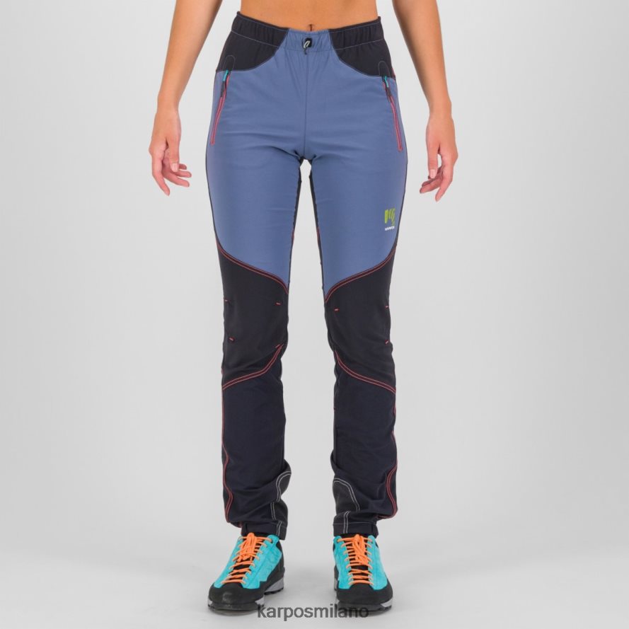 pantalone| Karpos roccia con pantaloni indaco vintage/nero/corallo caldo donne DTRTHD1469