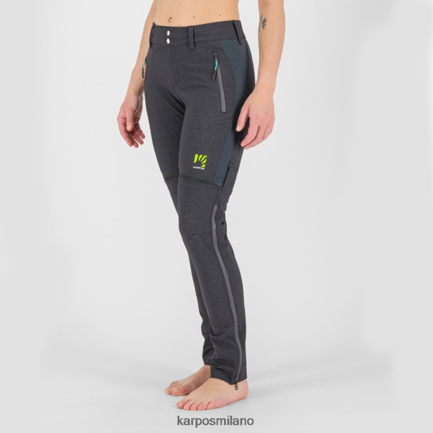 pantalone| Karpos santa croce con pantaloni staccabili con zip nero/grigio scuro donne DTRTHD1429