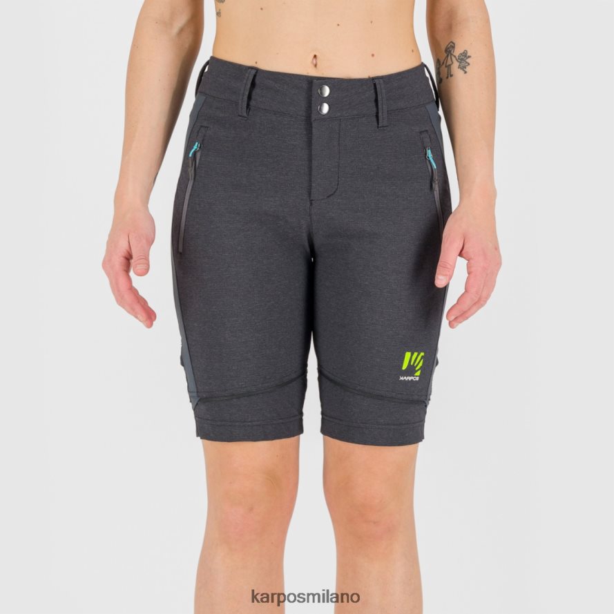pantalone| Karpos santa croce con pantaloni staccabili con zip nero/grigio scuro donne DTRTHD1429