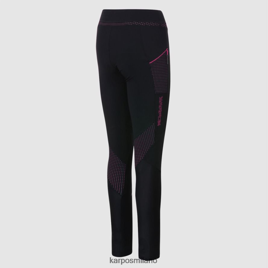 pantalone| Karpos veloce con i pantaloni nero/cabaret donne DTRTHD1528